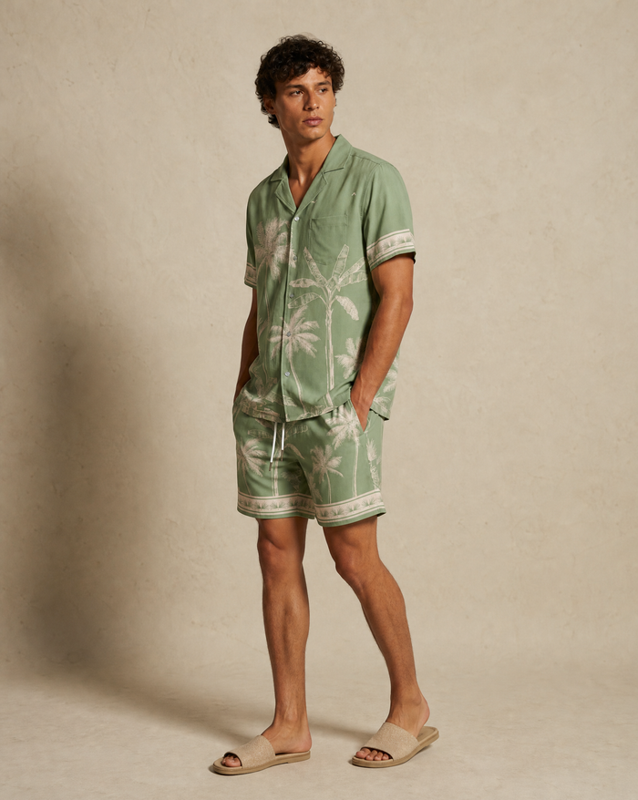 Tropical Palm Weekend Shirt