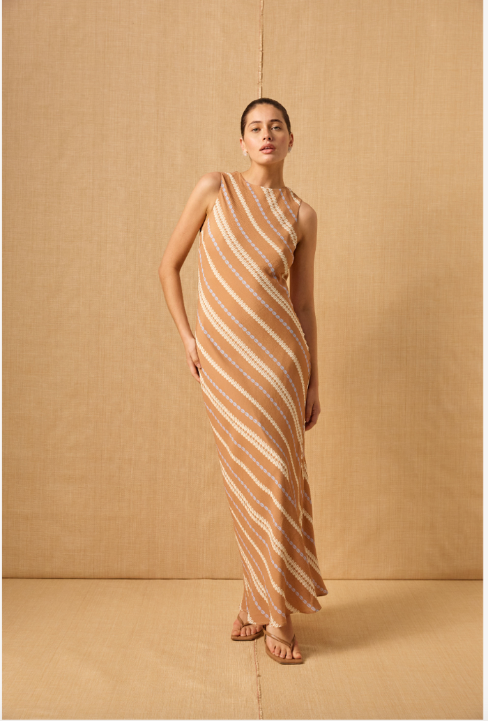 Trove Maxi Dress - Shell Stripe