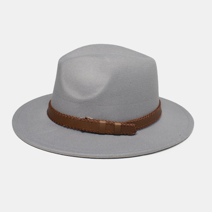 Unisex Melania Felt Hat - Grey