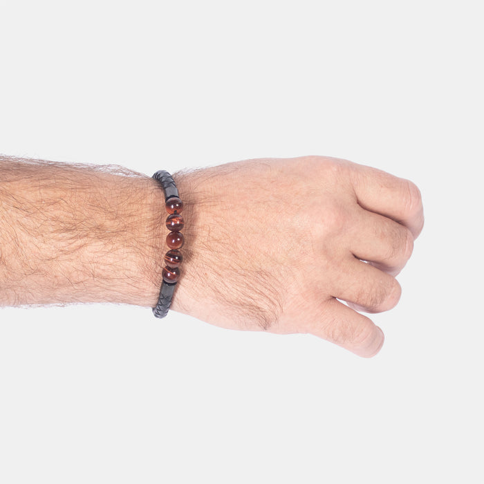 Unisex Rope Tiger Eye Bracelet