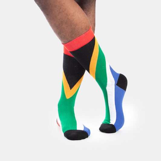 Unisex South African Flag Super Soft Socks