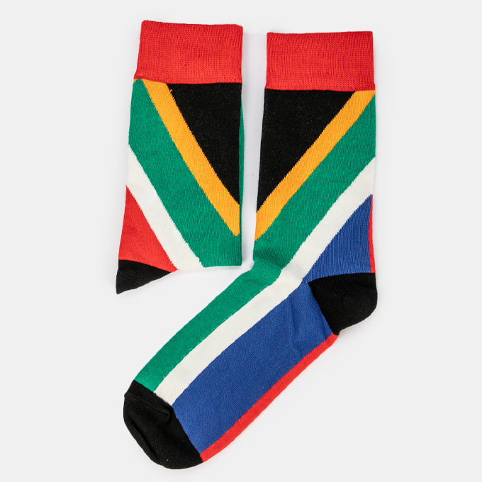 Unisex South African Flag Super Soft Socks