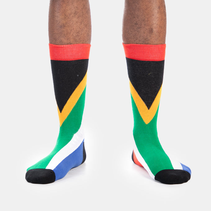 Unisex South African Flag Super Soft Socks