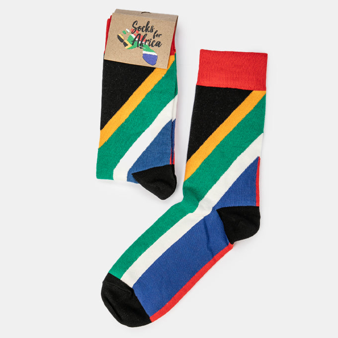 Unisex South African Flag Super Soft Socks