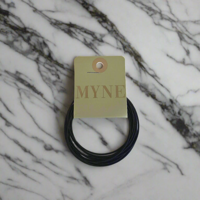 Unisex Spring Bracelet x 12 - Black