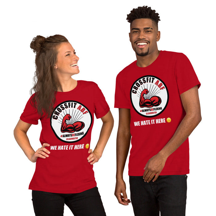 Unisex t-shirt - We Hate It Here (: