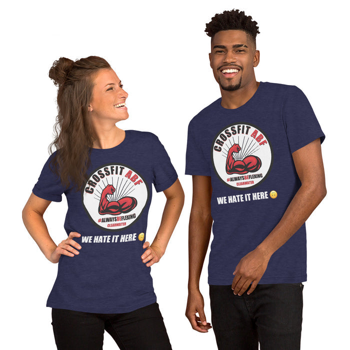 Unisex t-shirt - We Hate It Here (: