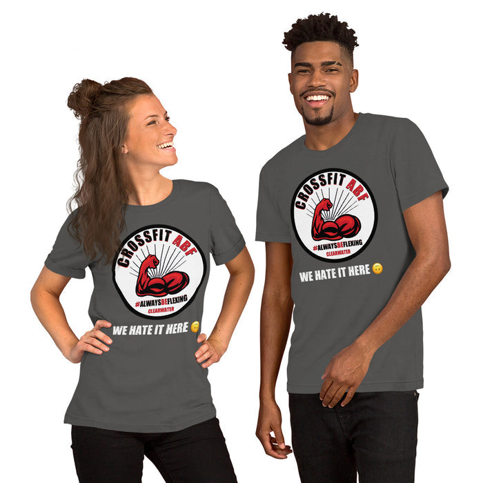 Unisex t-shirt - We Hate It Here (: