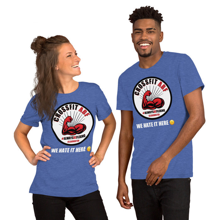 Unisex t-shirt - We Hate It Here (:
