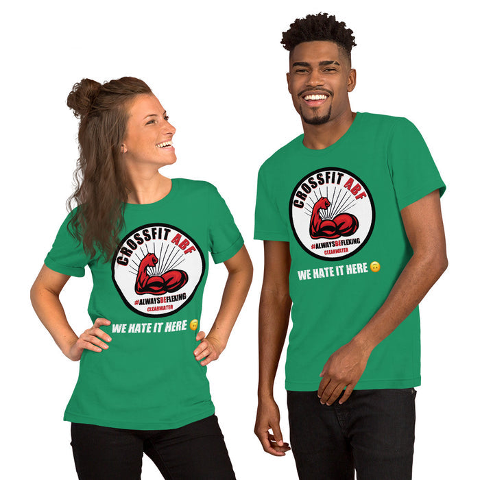 Unisex t-shirt - We Hate It Here (: