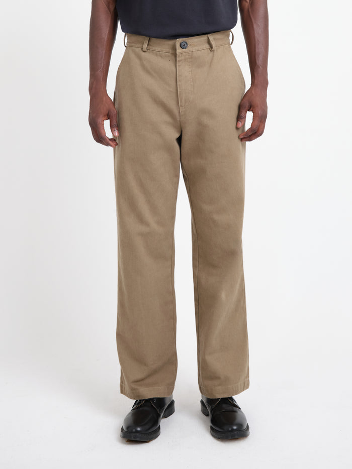 Utility Straight Leg Trousers Hester Beige