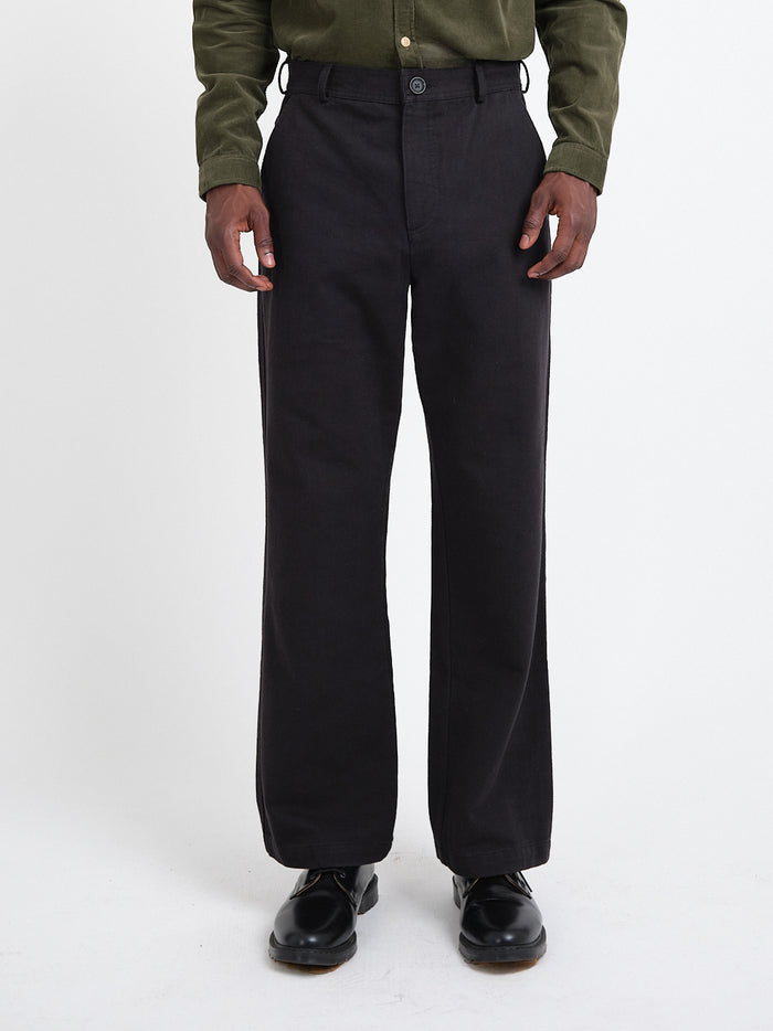 Utility Straight Leg Trousers Hester Black