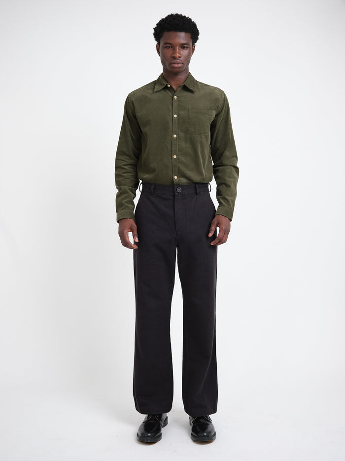 Utility Straight Leg Trousers Hester Black