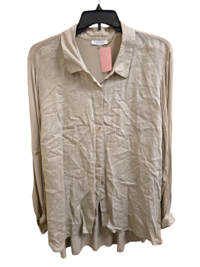 Very Good 2XL Calvin Klein Button-Up Shirt