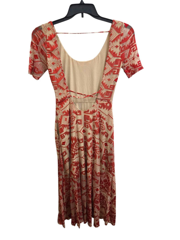 Very Good XS Line & Dot Dress