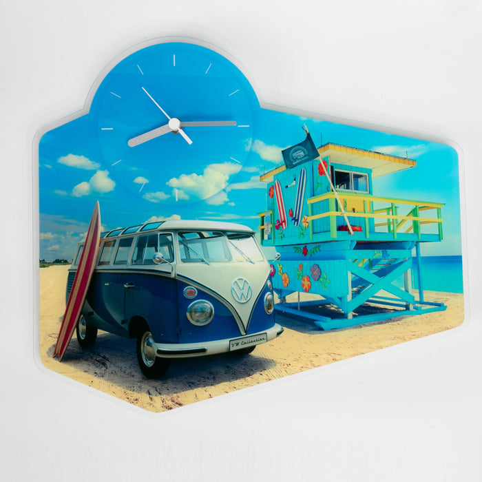 VW Beach Life Wall Clock
