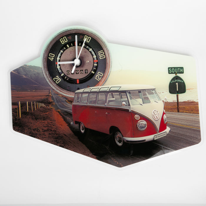 VW Highway Wall Clock