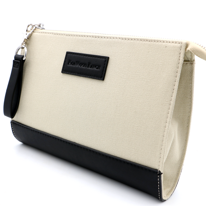 Waikiki Zippered Clutch - Soft Fern - Side View 2