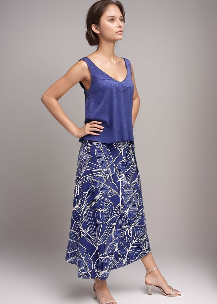 Waimea Tank - Ocean Blue - Side View