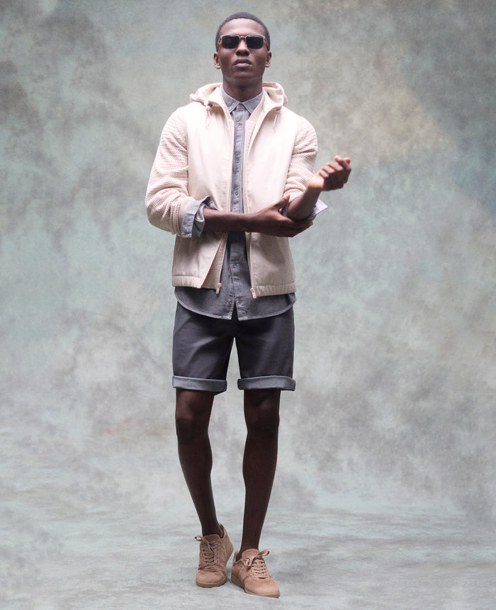 Washed Denim Short