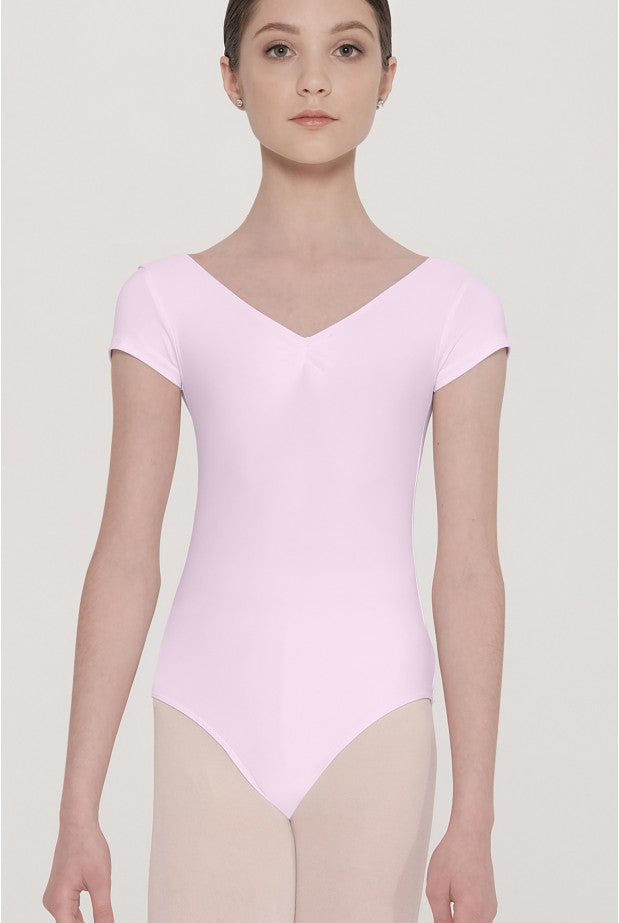 Wear Moi Candide Cap Sleeve Leotard, Pink CANC