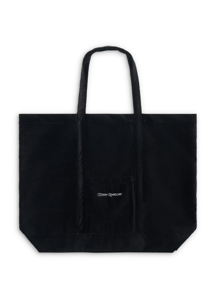 Weekend Tote Bag Kingsley Cord Black
