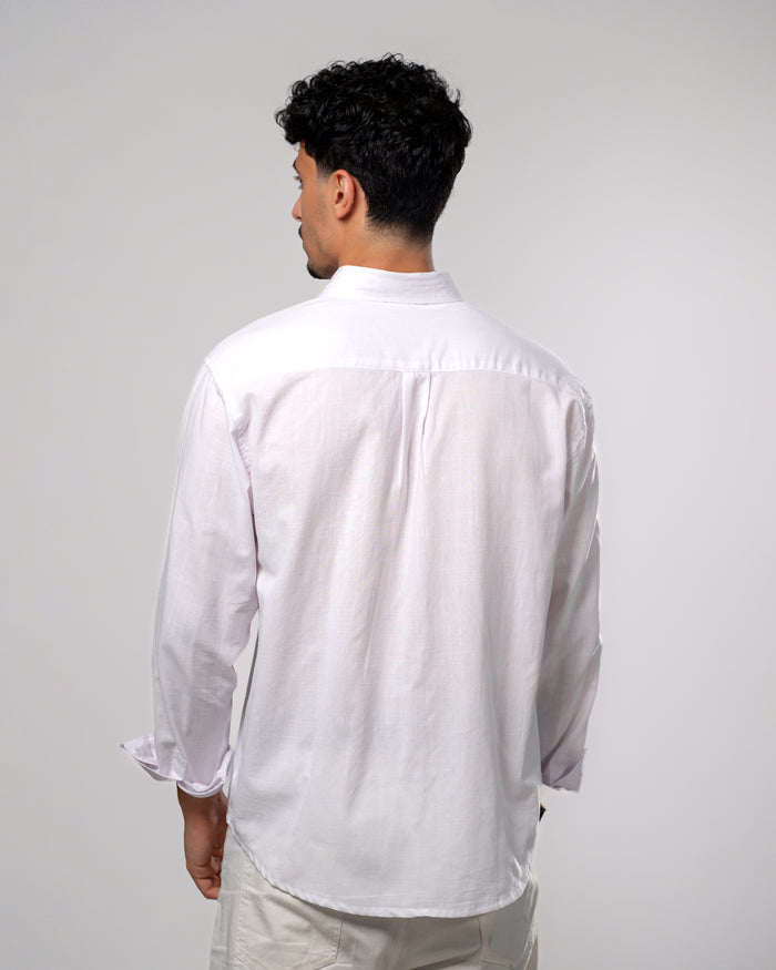 White linen shirt