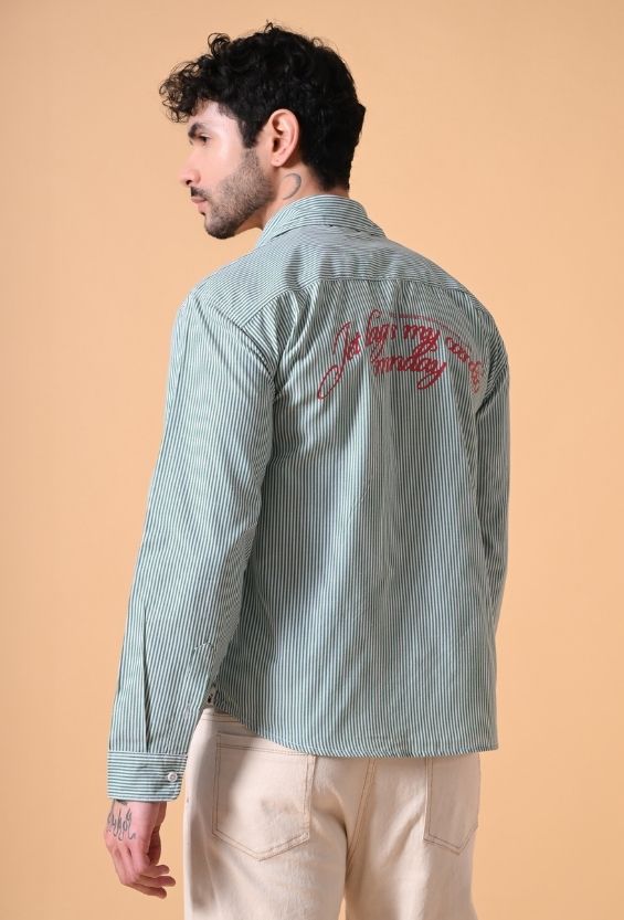 cotton shirt men casual stylish