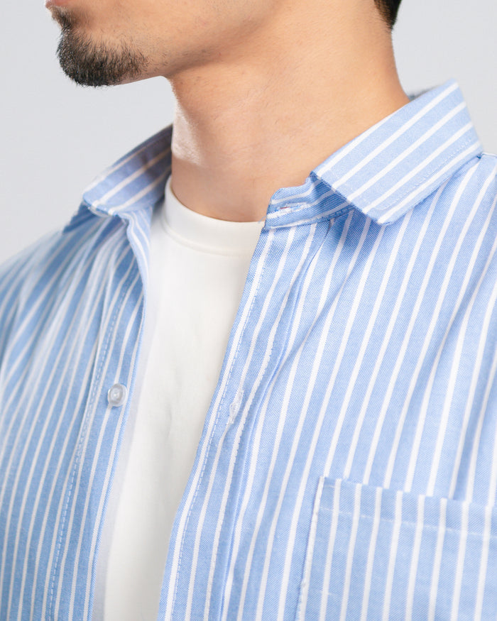 Wide stripe shirt