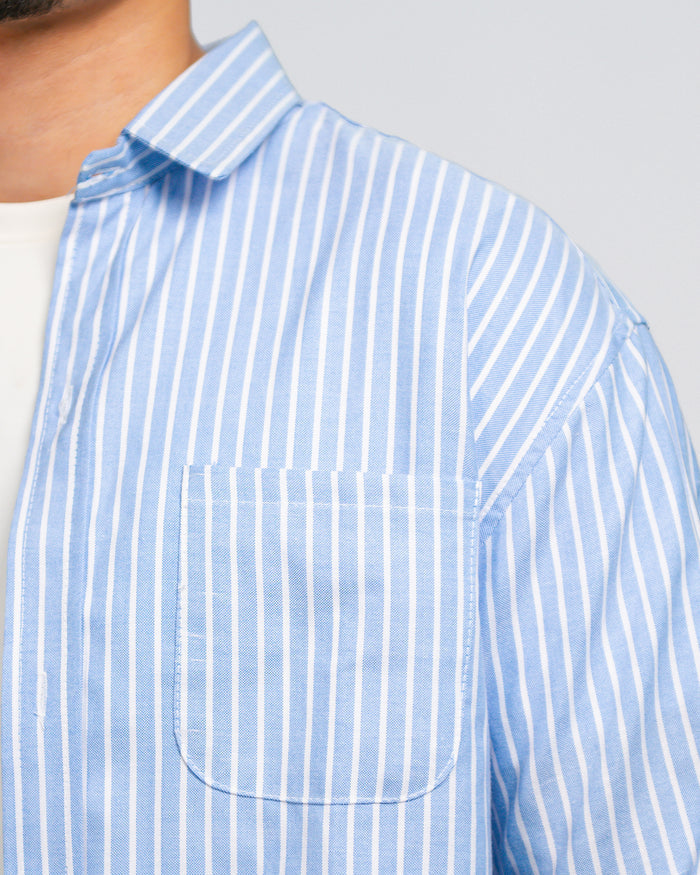 Wide stripe shirt