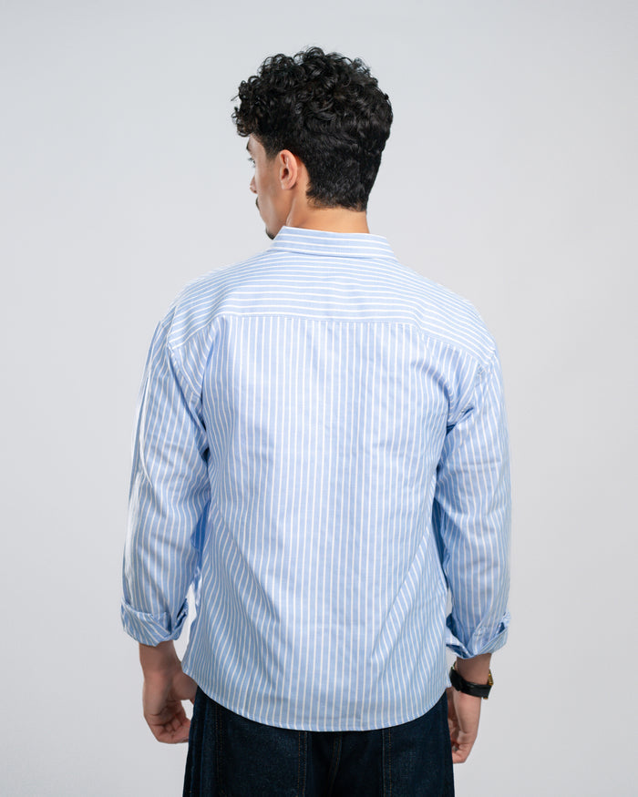 Wide stripe shirt