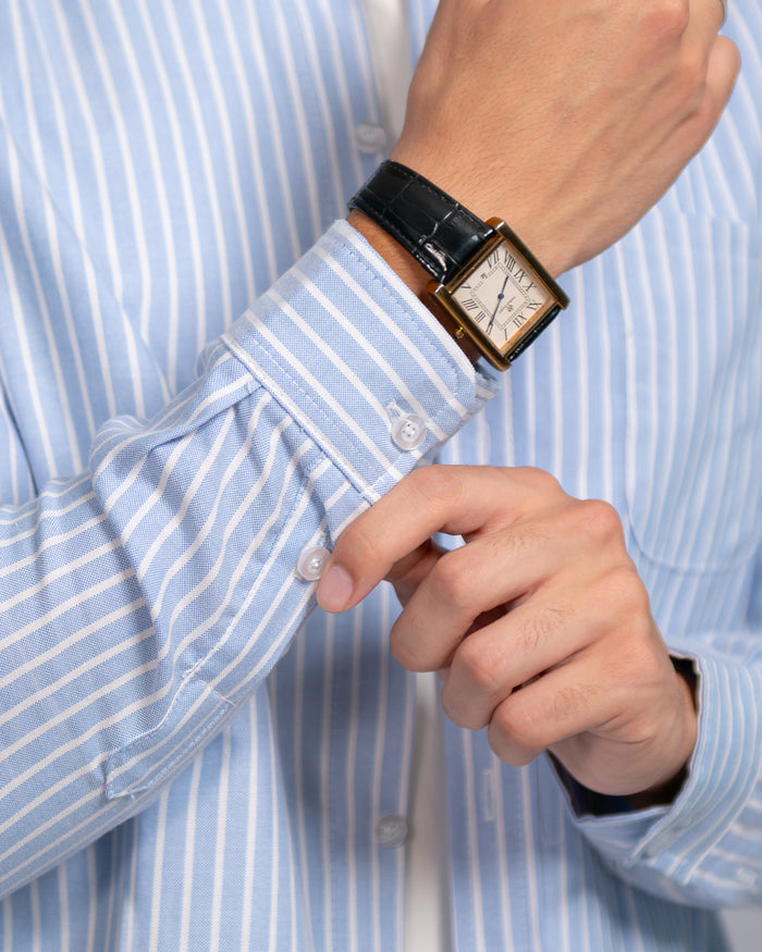 Wide stripe shirt