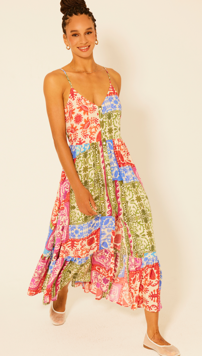 Wilcox Midi Dress - Sea Pearl