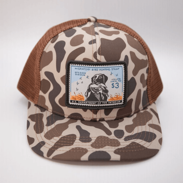 Woodley Co Duck Stamp Hat King Buck 59’-60’ Woodley Co Headwear Rivers and Glen Trading Co