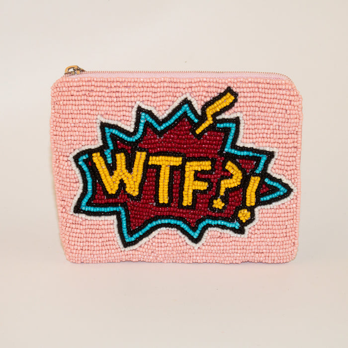 WTF Beaded Purse - Small