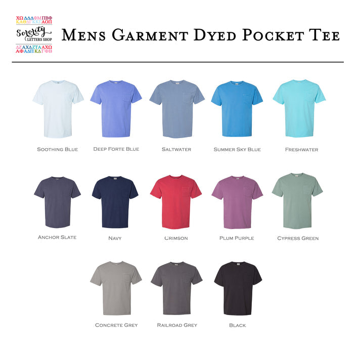 Zeta Psi Short Sleeve Pocket Tee